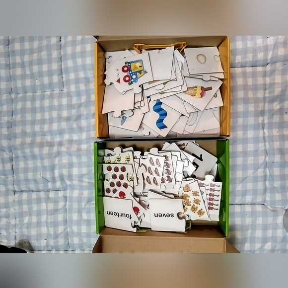 X2 board games Match it!  Numbers and What goes together - Picture 2 of 4